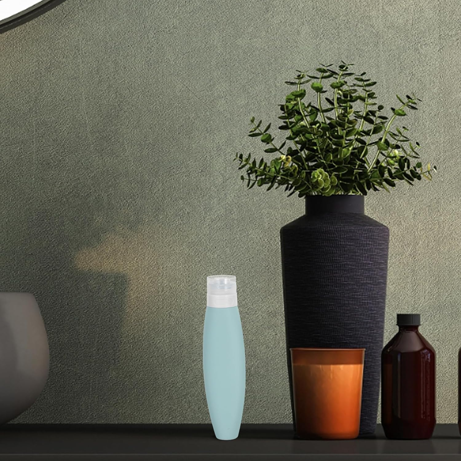 FELTECHELECTR 3Pcs Silicone Travel Bottles: 150Ml Leak Proof Liquid Squeezable Refillable Portable Travel Accessories Cosmetic Containers for Toiletries Shampoo image number 4