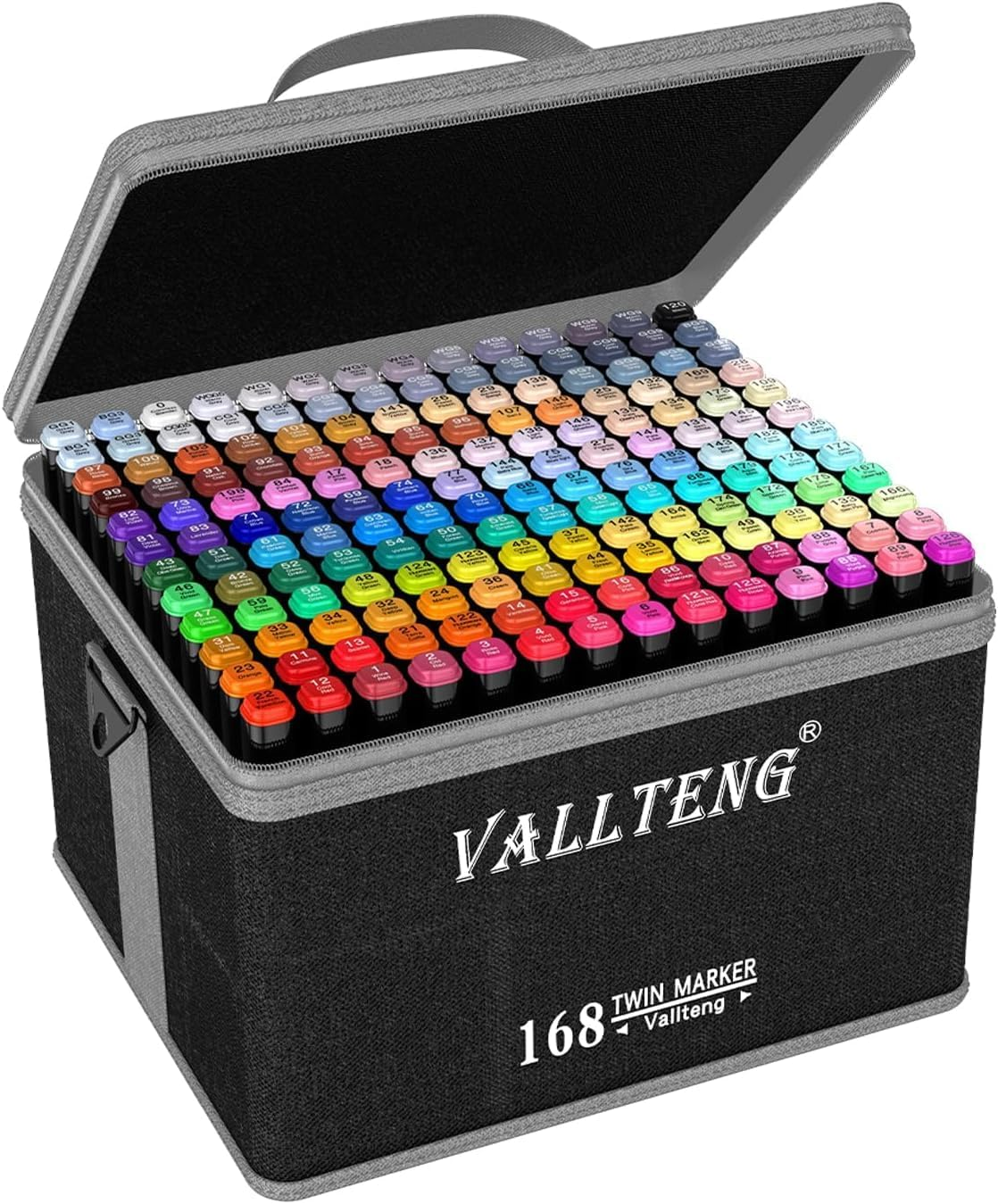 168 Colors Drawing Art Markers Artist Necessary Graphic Marker Pen for Kids, Artist, Students, Brush Markers for Sketching, Adult Coloring, Calligraphy image number 6