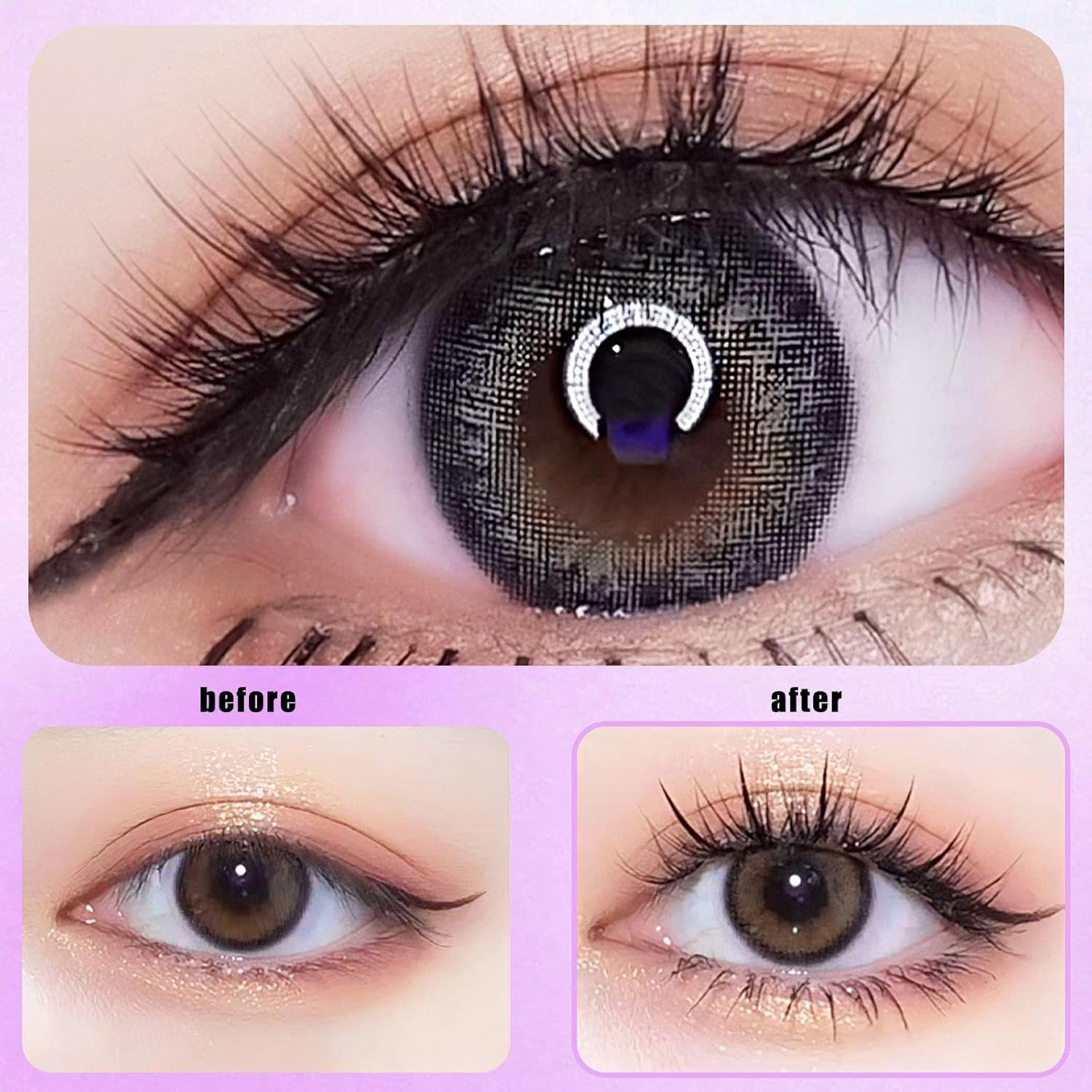 4 Pairs Eyelash Burning Seals, Eyelash Beauty Assistance Tools, Beauty Accessories, Eyelash Lifting Pads, Reusable image number 1