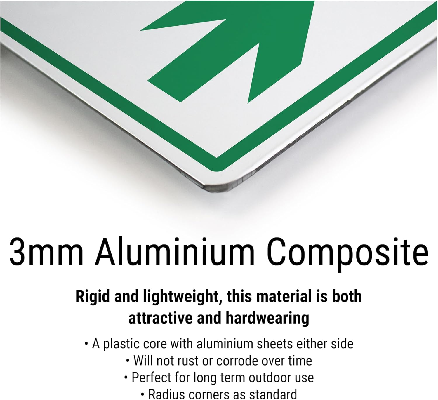 V Safety Baby Changing Symbol 150 X 150 Mm - 3Mm Aluminium Composite Safety Sign