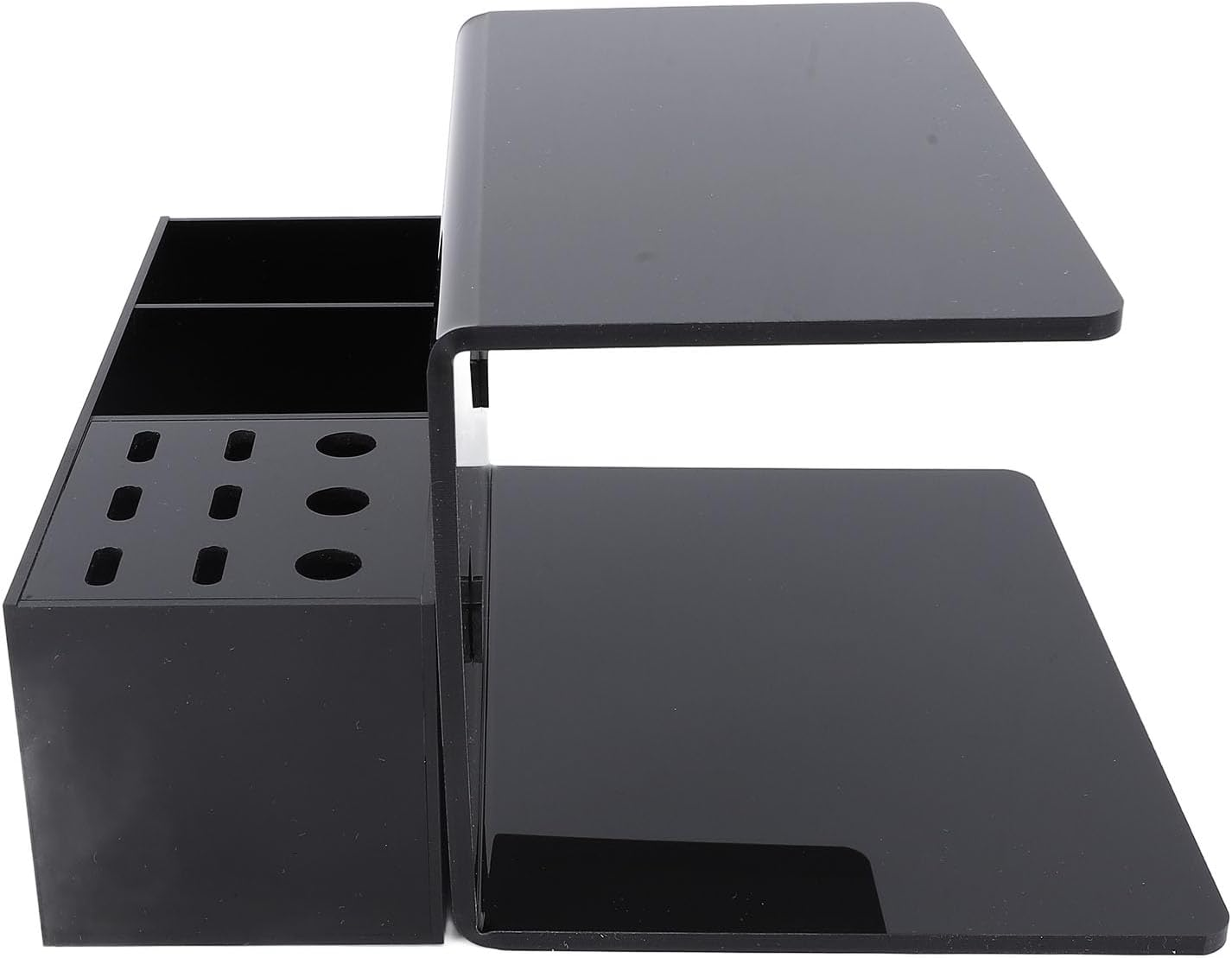 Cryfokt Premium Acrylic Eyelash Pillow Shelf with Storage Box, Convenient Lash Pillow Organizer for Eyelash Salons and Training Schools (Black) - White image number 6