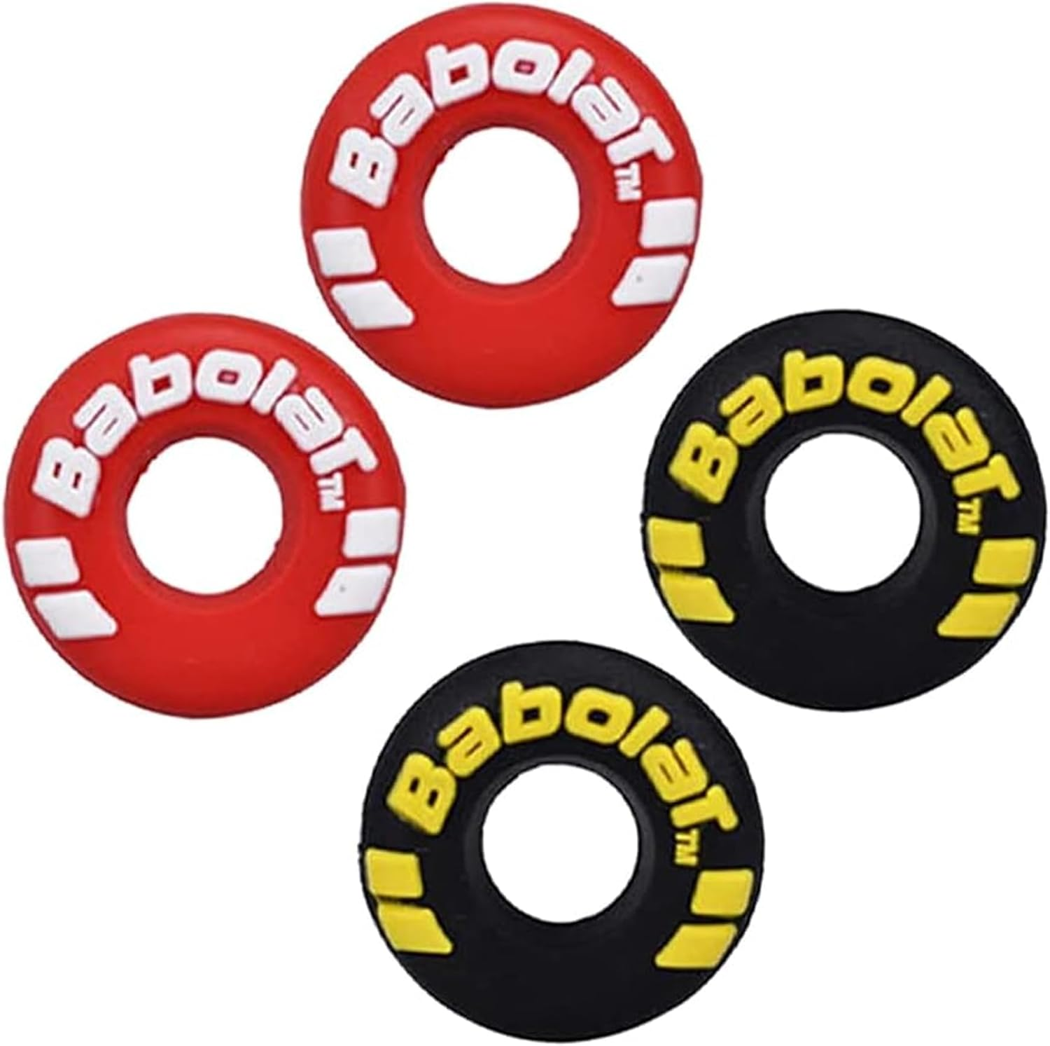 LZGOPE 4PCS Tennis Racket Vibration Dampeners, Tire Shaped Racket Shock Absorbers, Rubber Tennis Racket Shock Absorbers, Shock Absorbing Tennis Racket Shock Absorbers for Tennis Training and Matches image number 6