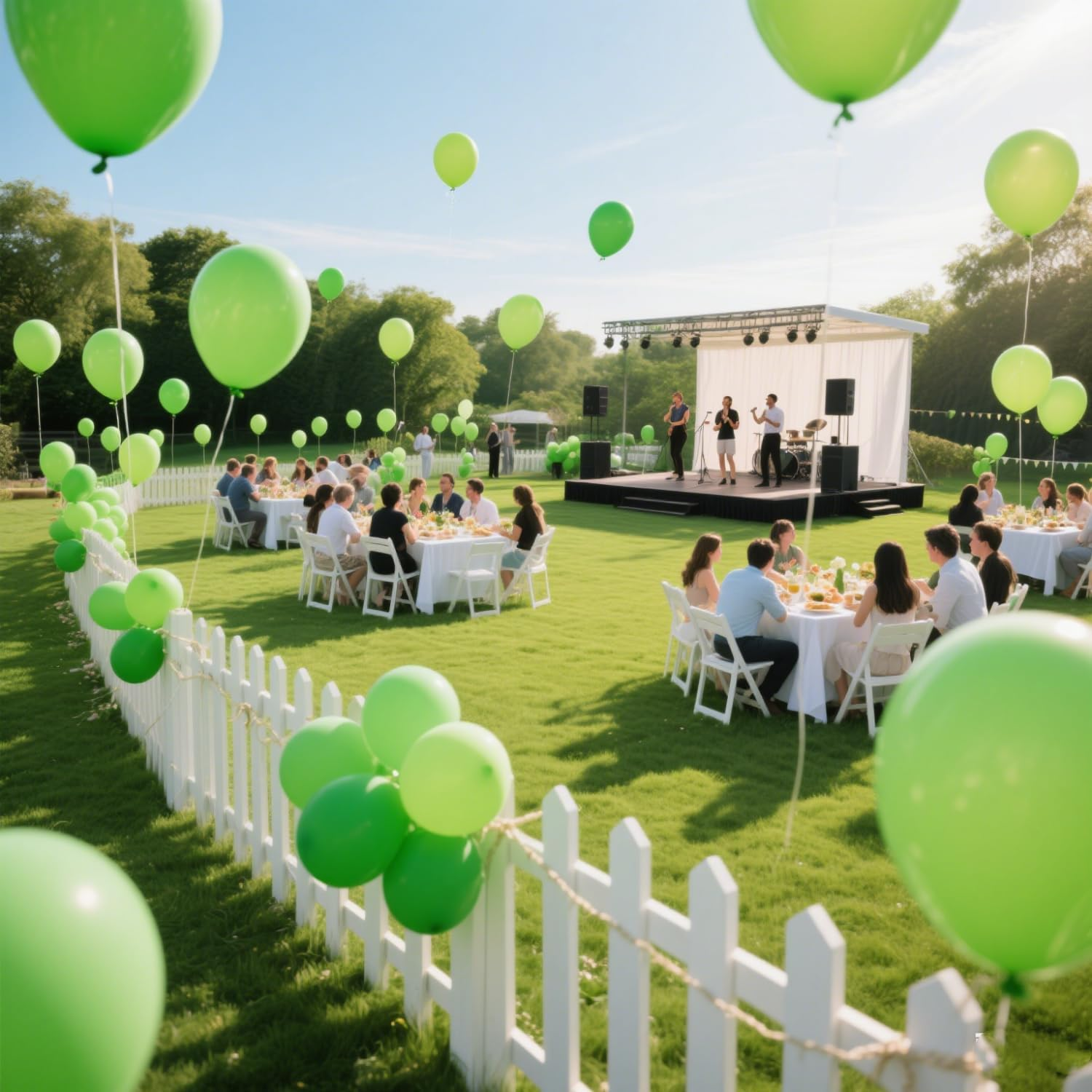 Lime Green Balloons 12 Inch, 50Pcs Party Balloons for Dinosaur Jungle Halloween Birthday Party Decorations image number 6