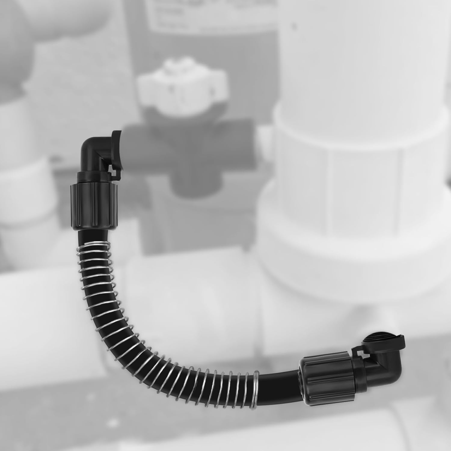 5Pcs Pool Chlorinator Parts Compatible with Pentair Rainbow, Includes R172272 1/2" NPT 90-Degree Tube Fitting, R172091 5/8" OD Feeder Tube & R171097 Support Spring for Pentair 320/322 image number 3