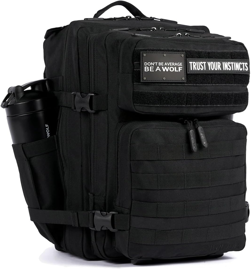 Wolfpak 35L Backpack - Black Neon Pink image number 2