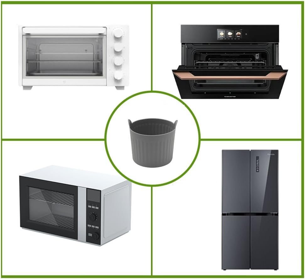 Silicone Cupcake Moulds Muffin Cases, Cuicanfla Reusable and Nonstick Cupcake Liners, Mini Chocolate Holders Truffle Cups, 6 Pack, for Baking Soft Pale Muffins Cups for Party Halloween Christmas image number 1