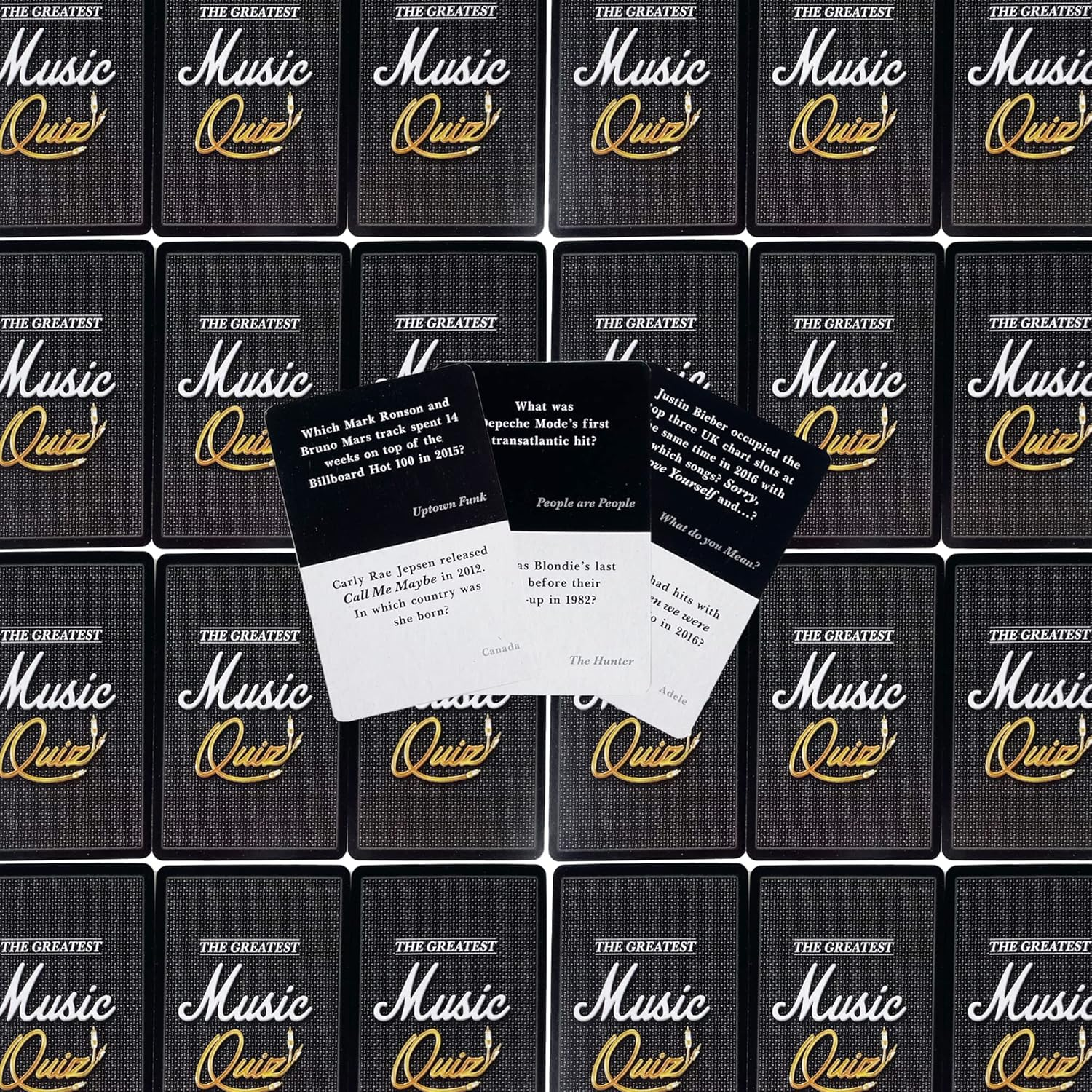 Lagoon the Greatest Music Quiz Tinned Card Game &ndash; 200 Questions, Sand Timer, Fun for 2+ Players, Perfect for Music Lovers, Family Game, Great Gift Idea