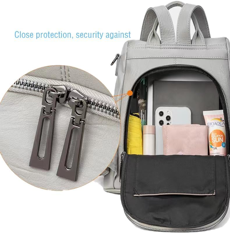 Go-Done Small Women Backpack Purse Nylon Fashion Travel School Shoulder Bag,Girl Single Shoulder Bag image number 3