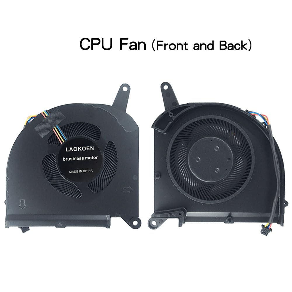 New Replacement Cooling Fans for Gigabyte Aero 15 OLED OLEC 17 HDR XD XA RP77 RP75W RP75XA RP77XA for Aorus 15G 17G YB XB WB KB SB YC XC YD XD KD Aorus15G WB P/N: PLB07010S12HH DC 12V image number 2