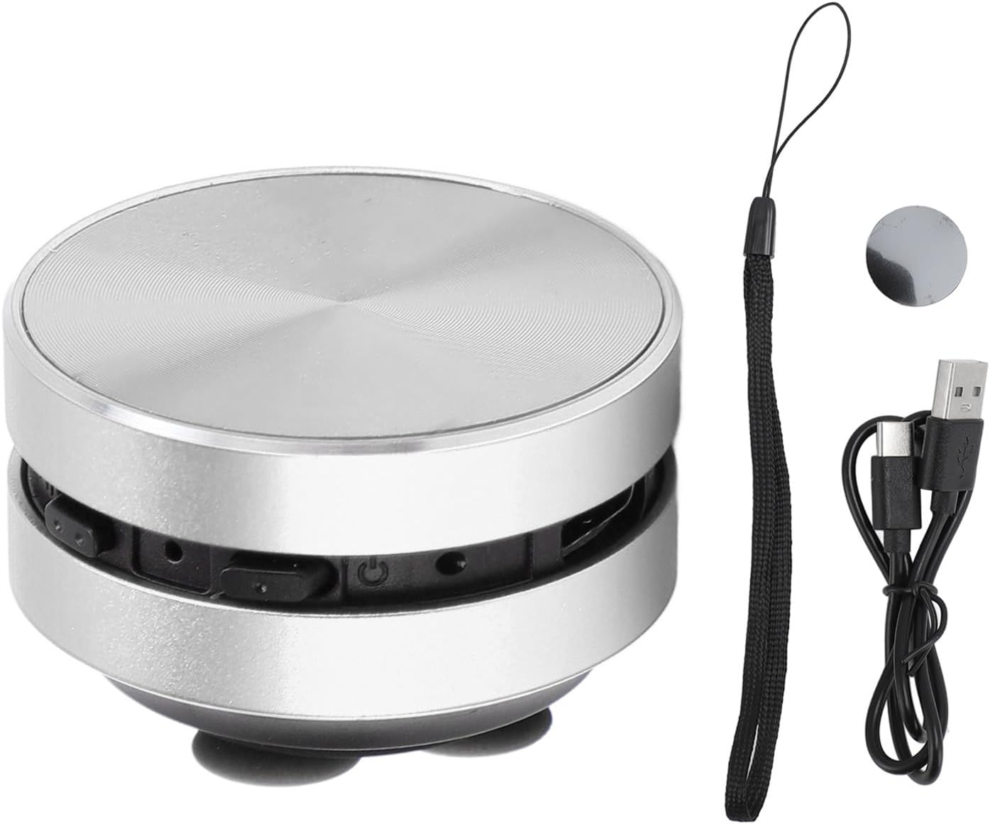 Eosnow Wireless Bone Conduction Speaker,Dual Speaker Stereo Bone Conduction Portable Wireless, Mini Portable,For Bathroom Outdoor (Silver)