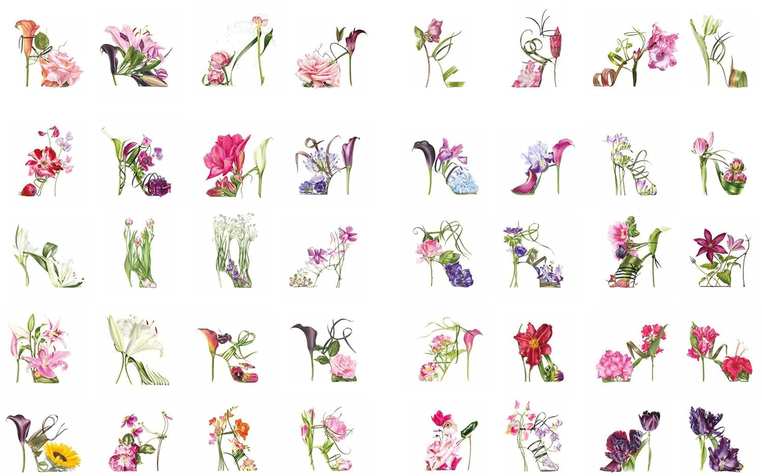 The Botanical Shoes: a Collection of Botanical Shoe Paintings in Watercolour and Words image number 6