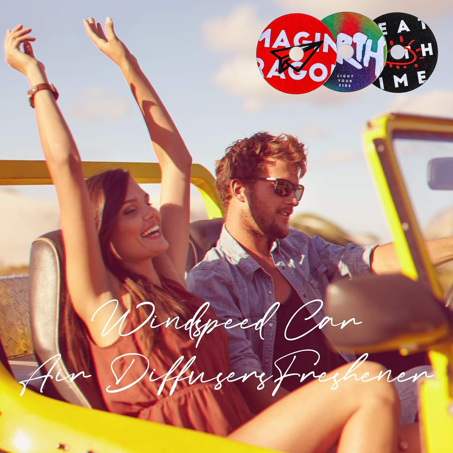 30 Pcs Record Player Air Freshener Refills Car Fragrance Diffuser Aromatherapy Tablets Replacement Pads Retro Style Automotive Air Freshener Perfume Purifiers for Car Decor Accessories Home Office image number 4