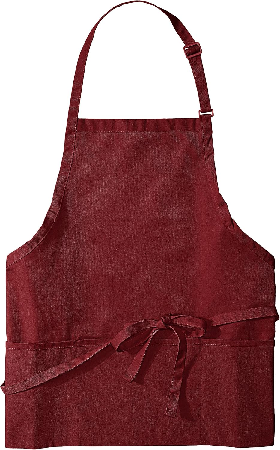 Uncommon Threads Unisex Adjustable 3 Pocket Restaurant Bib Apron