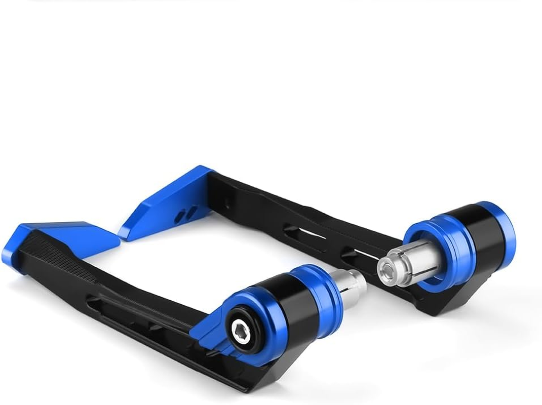 Modeer Handguards for YZF-R7 Motorcycle Handlebar Grips Guard Brake Clutch Levers Protector Accessories (Blue) - Black image number 2