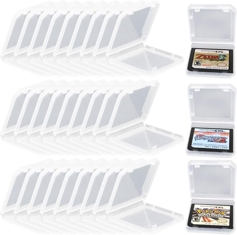 30 PCS Switch Game Holder Card Case Compatible with Nintendo New 3Ds/New 3DS XL/3DS/3DS XL/DS/DSI/DSI XL, AFUNTA TF Card Storage Box Portable Game Cartridge image number 3