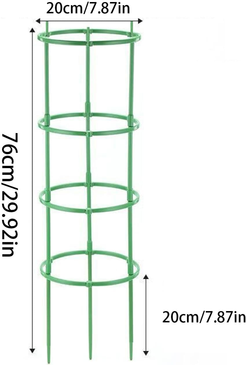 Garden Trellis for Tomatoes - Ergonomic Support Trellis for Tomato | Portable Gardening Supplies, User-Friendly Plant Cages for Climbing Plants, Peppers