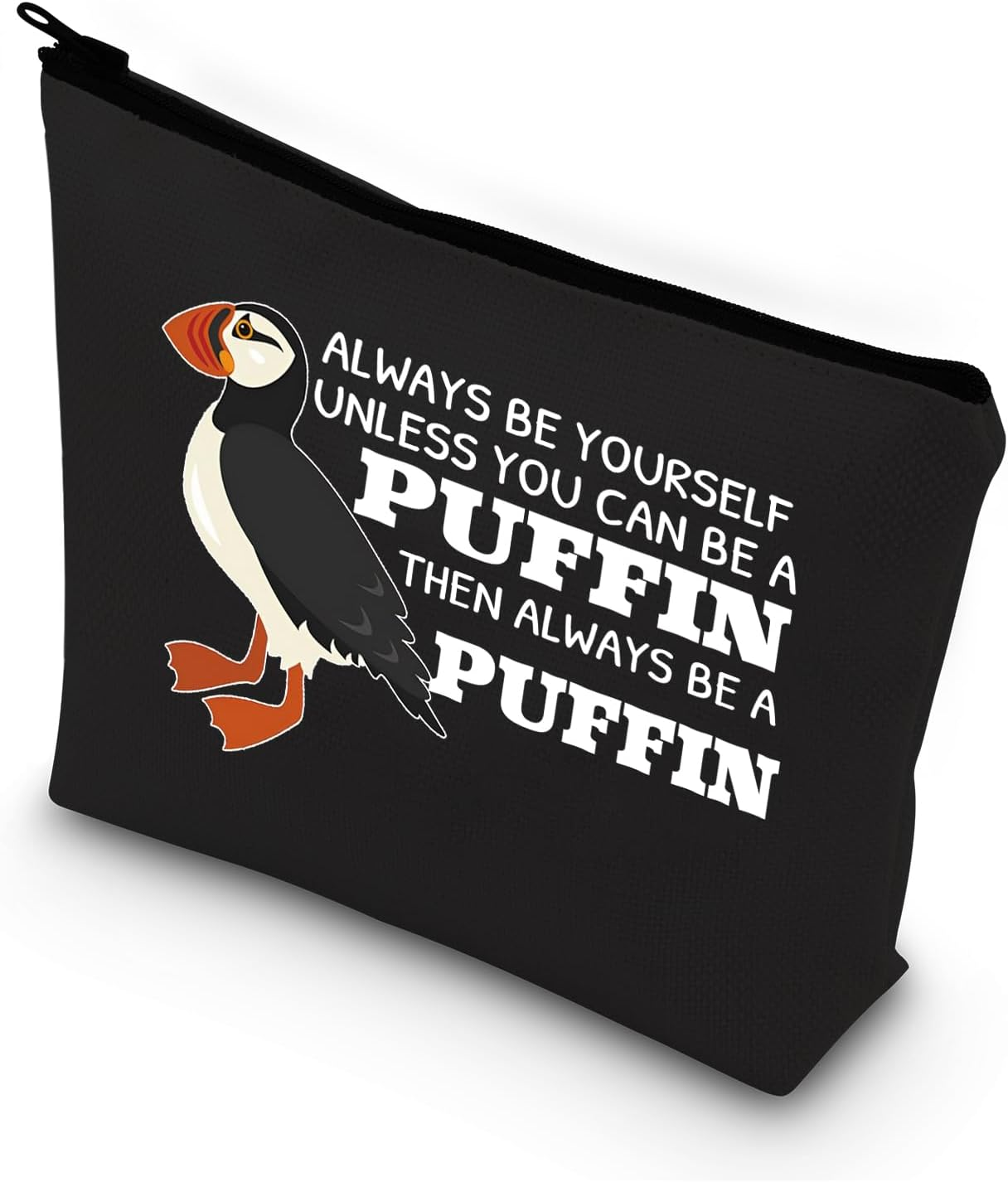 BDPWSS Puffins Gifts Puffin Bird Lover Gift Always Be Yourself Unless You Can Be a Puffin Then Always Be a Puffin Makeup Bag, Can Be Puffin, Waterproof