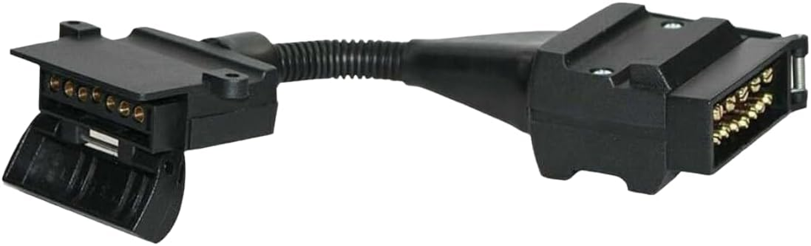 12 Pin AU Plug to 7 Pin Flat Socket Professional Male Female Adaptor Portable Universal Extension Spiral Cable Trailer Caravan Connector 4Wd Connector image number 2