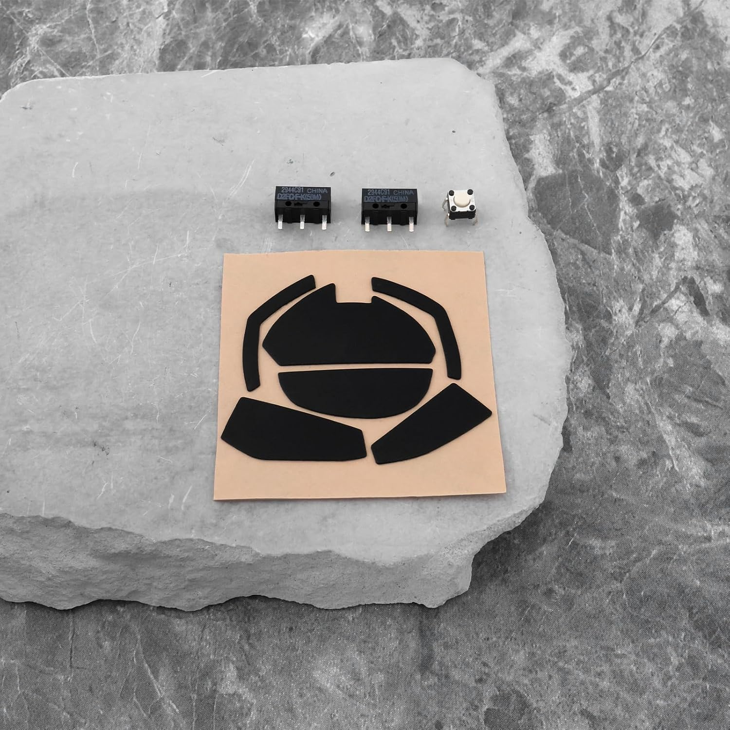 YINETTECH 1 Set Mouse Feet and R L Switches and Middle Click Compatible with Logitech G602 image number 4