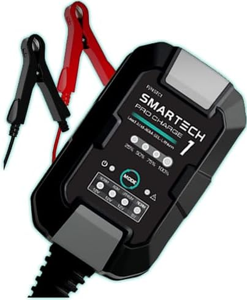 STC1 Smartech 6V/12V 1A Motorcycle Charge Automatic Lead-Acid, Lithium Battery Trickle Charger image number 2