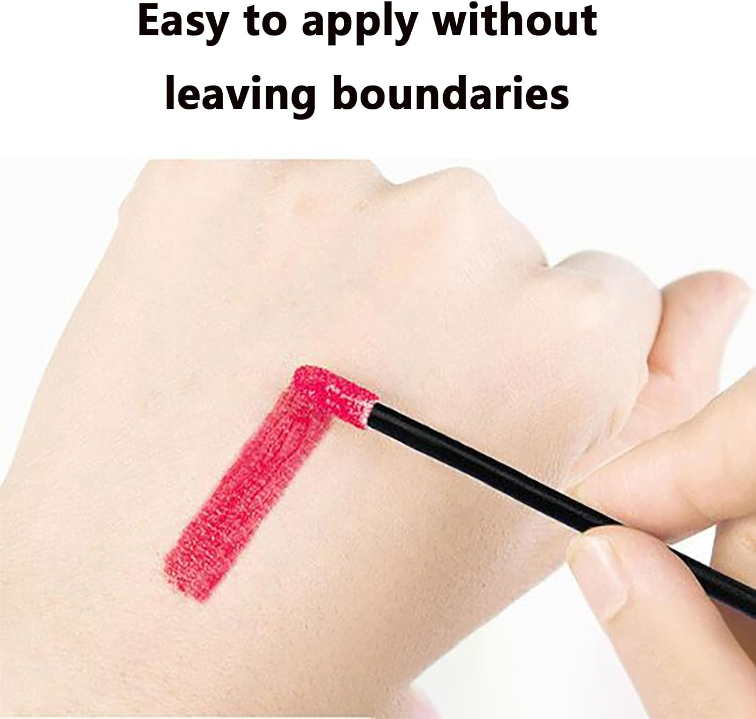 SYGELER 200PCS Disposable Lip Brushes - Lint-Free Lipstick & Gloss Applicator Wands, Hygienic Makeup Tools for Precise Application (Black) image number 6