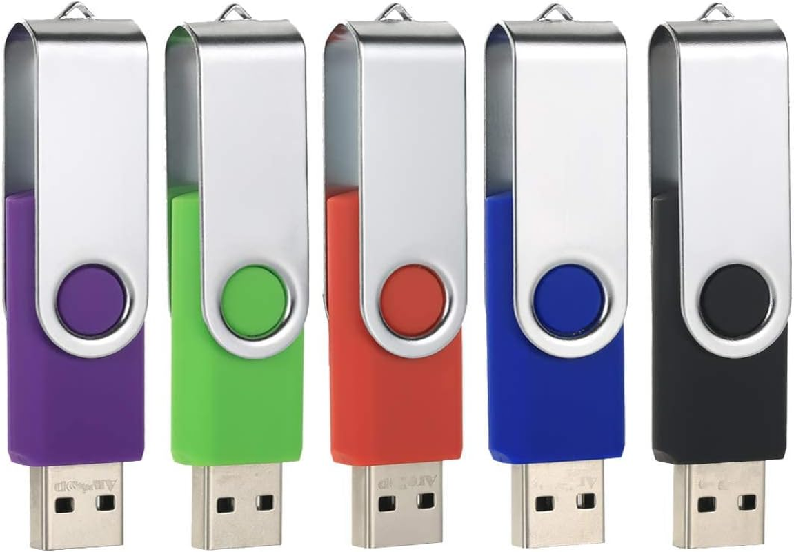 Bulk/Lot 5Pcs 128MB-64GB U Disk USB Memory Stick Flash Drive Store Thumb Promotional Gift (5X 4GB)