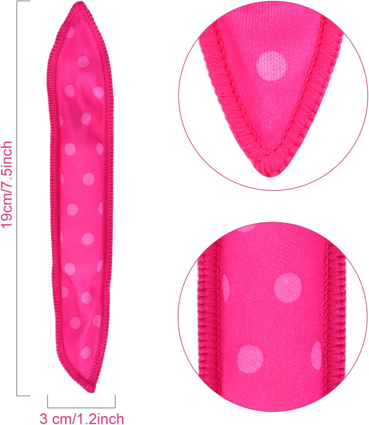 Flexible Foam Sponge Hair Curlers, No Heat Hair Curlers Magic Pillow Soft Hair Rollers Spiral Curls Set Hair Care DIY Styling Tools Comfy to Sleep on 40Pcs image number 2