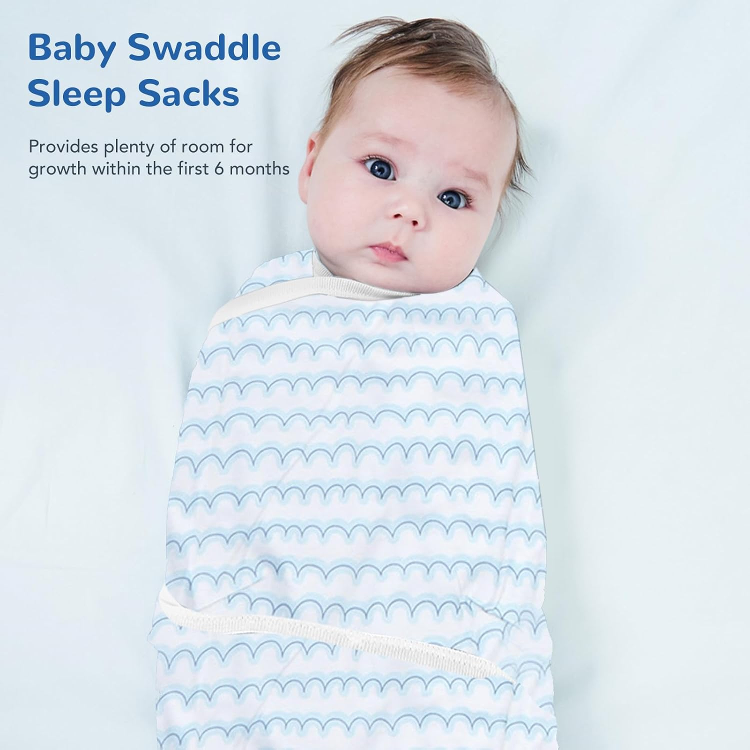 3 Pack Organic Baby Swaddle Sleep Sacks, Newborn Swaddle Sack, Ergonomic Baby Swaddles 0-2 Months, Baby Sleep Sack, Baby Swaddle, Blanket Wrap, Baby Swaddle Wrap, Baby Essentials image number 5