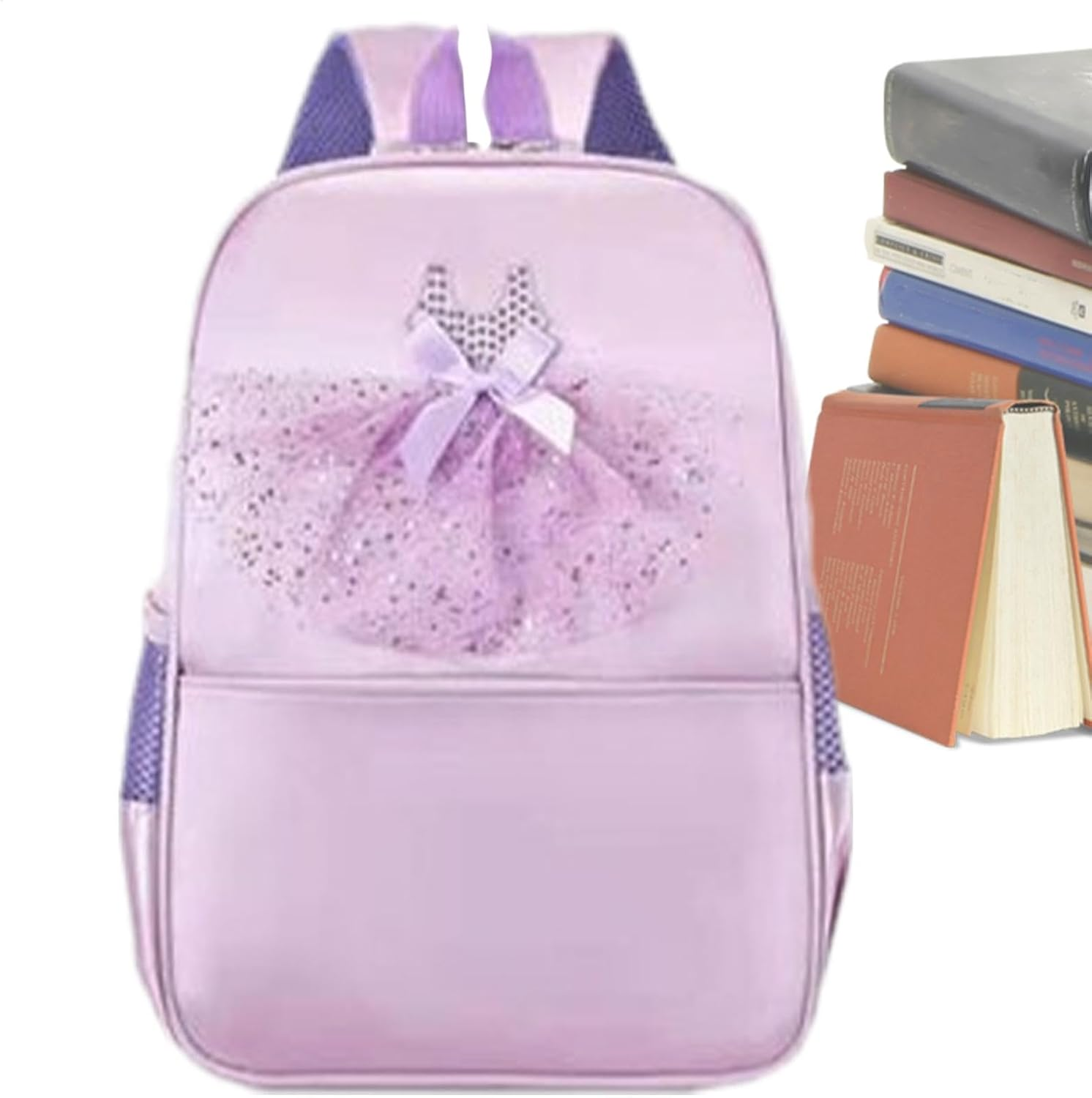 Ballet Dance Backpack, Gymnastics Bag, Travel Ballet Dance Backpack for Girls Cute Gymnastics Bag for Toddler image number 4