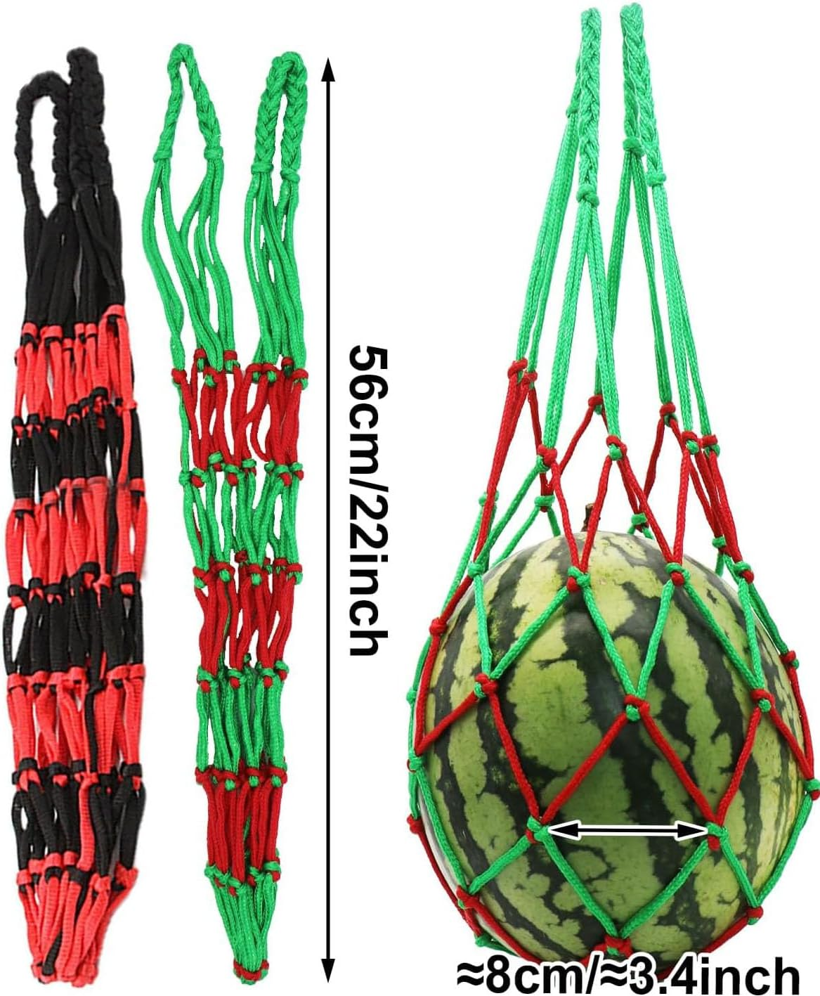 Hangable Chicken, Duck and Goose Feeding Net Bag, Parrot Feeder, Toys, Hanging Tool for Cabbage, Lettuce, Corn, Tomatoes (Green) image number 4