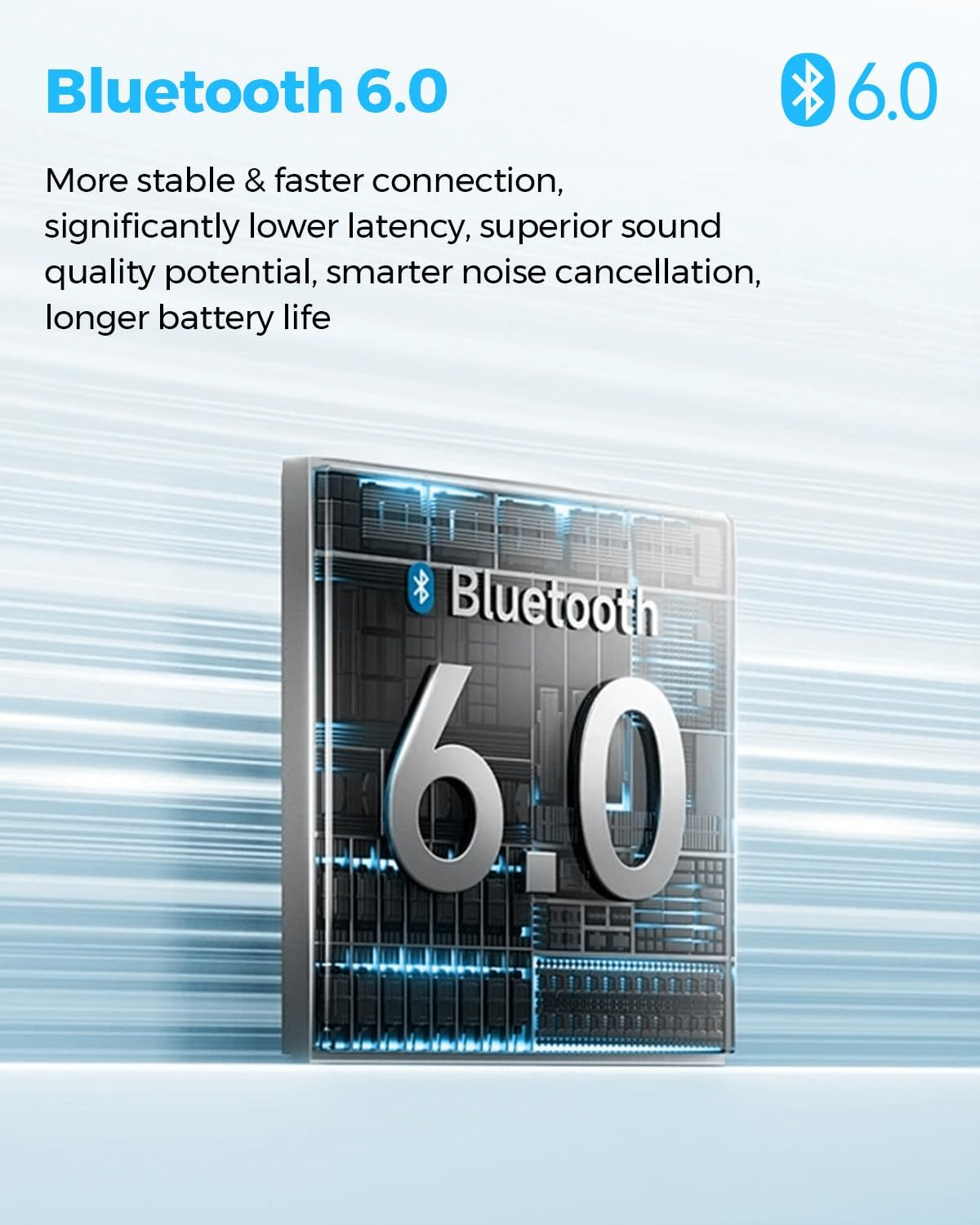 SOUNDPEATS C30 Adaptive Hybrid Active Noise Cancelling Wireless Earbuds, BT 6.0 Headphones with LDAC Hi-Res Audio, 6-Mic Windproof ENC Earphones for Clear Call, 52H, IP54, APP Control, Comfort Fit image number 4