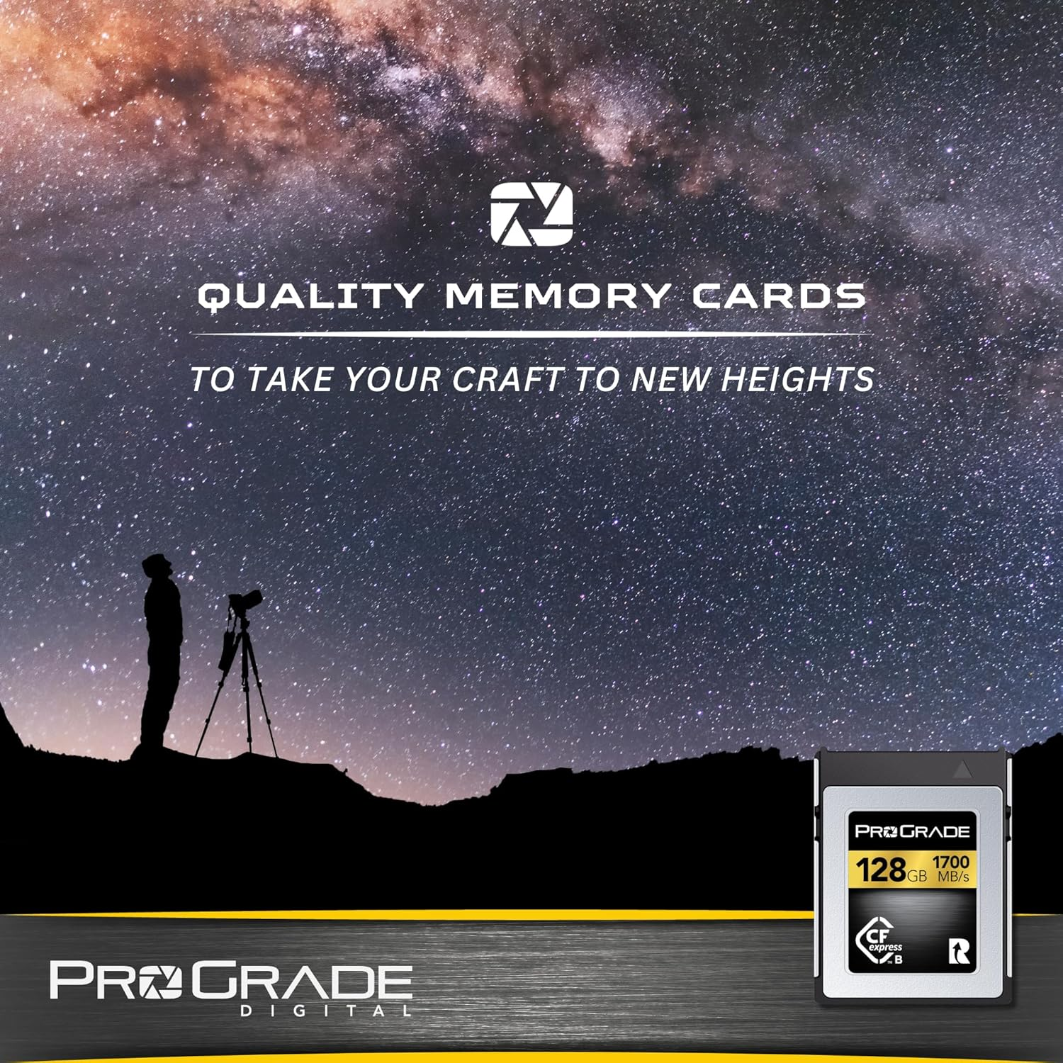 Prograde Digital 128GB Cfexpress Type B Memory Card (Gold) image number 5