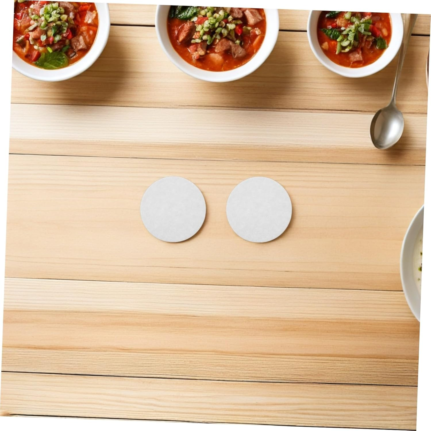 Jojofuny 600Pcs round Coffee Filter Papers for Espresso Drip Coffee Makers White Paper Filters Enhance Pure Taste with Water Flow for Stable Brewing image number 4