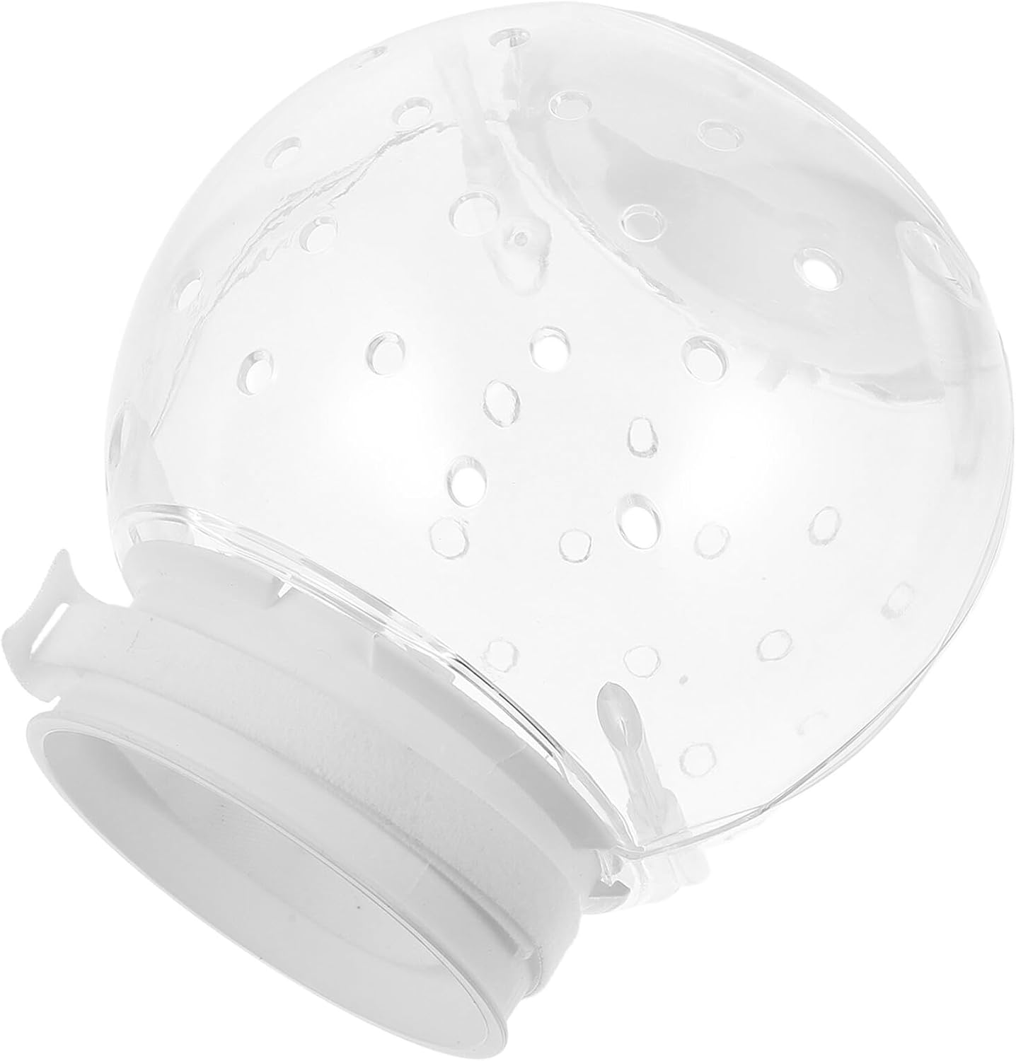 DIKACA Transparent Pet Helmet for Cats and Dogs Anti-Biting Breathable Space Helmet for Surgery Grooming and Bathing Protection Clear Hood Preventing Self-Injury image number 2