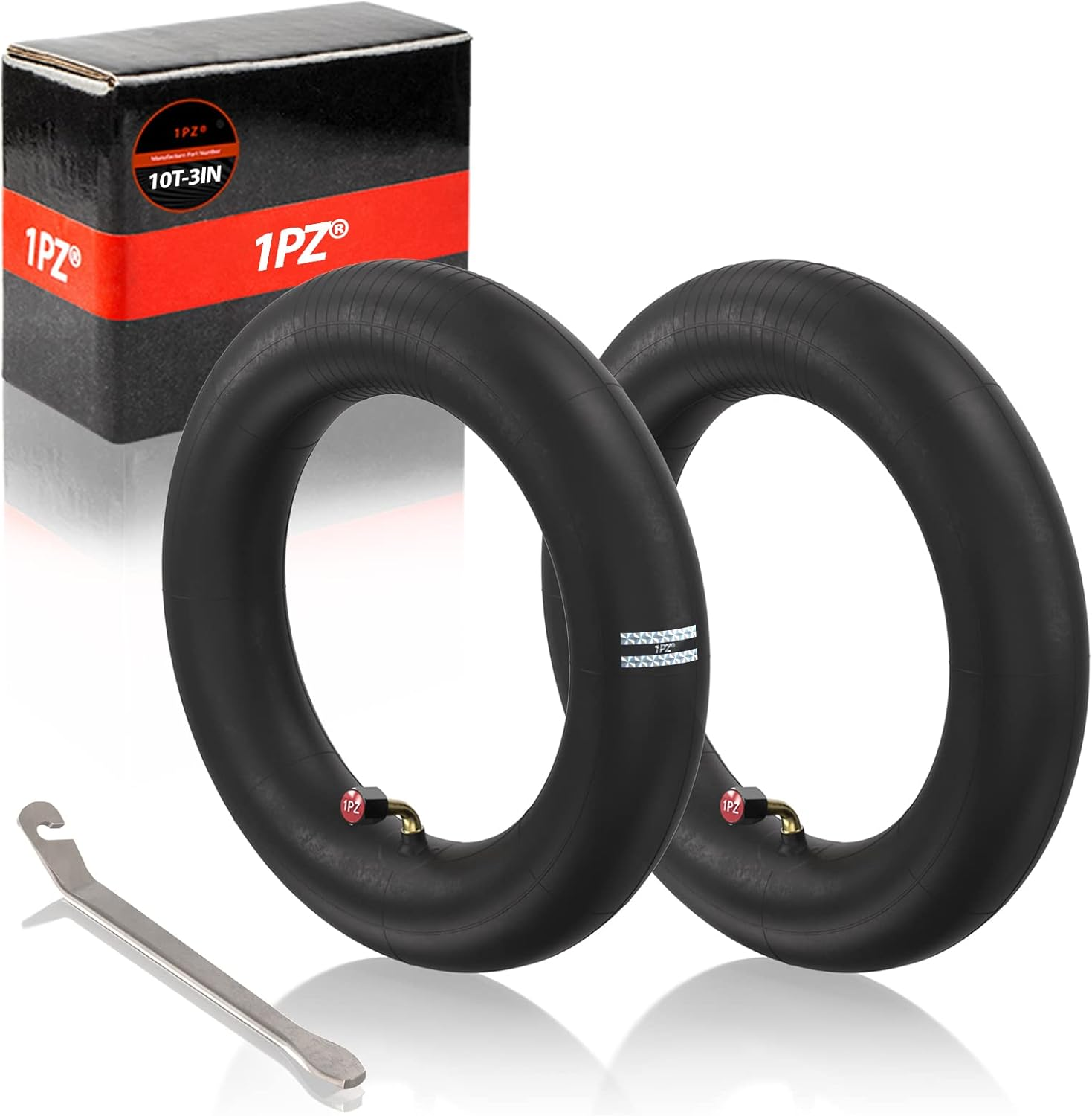 1PZ 1NT-3IN Heavy Duty 10X3.0 Inner Tube 10 Inch Tires Replacement for Kugoo M4 Pro 10 Inch 80/65-6 255X80 90/65-6.5 80/65-6.5 Electric Scooter image number 4