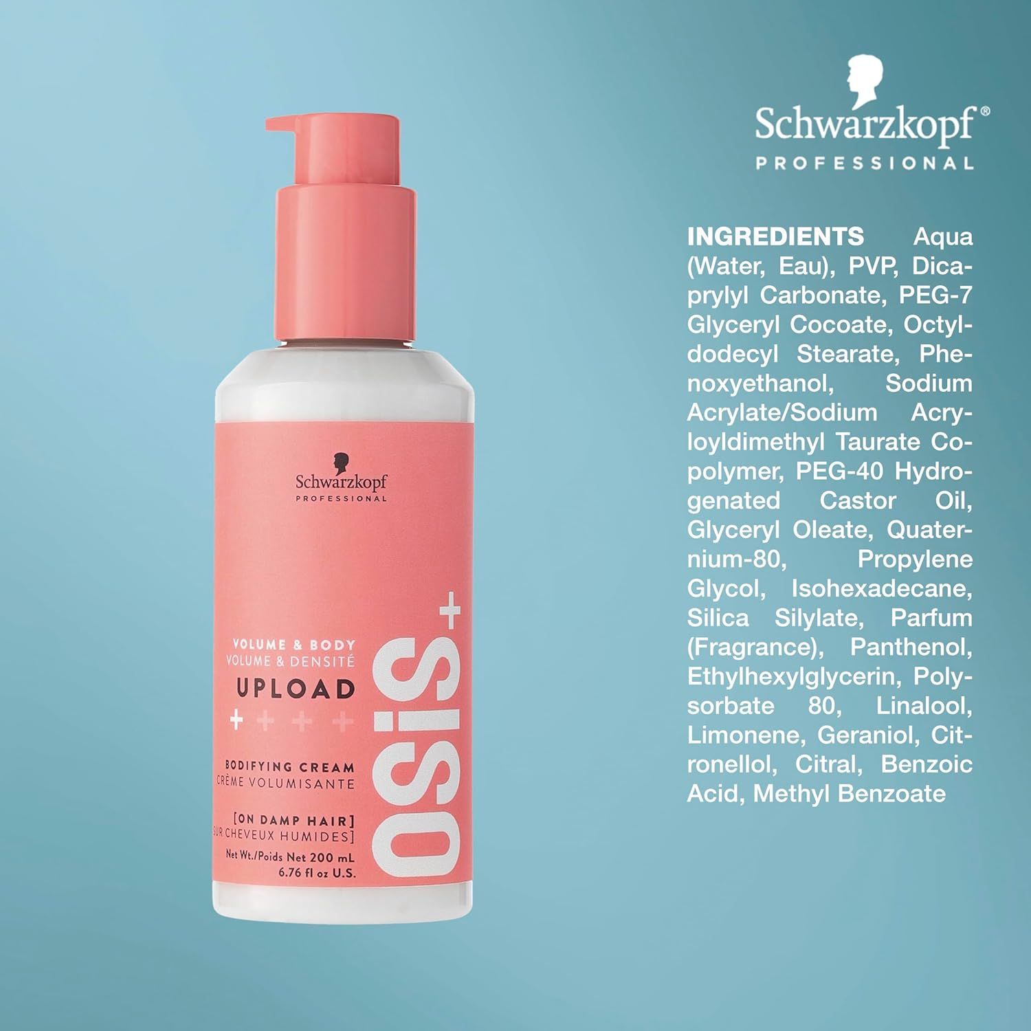 Schwarzkopf Osis Upload Volume Cream 6.8 Oz image number 1