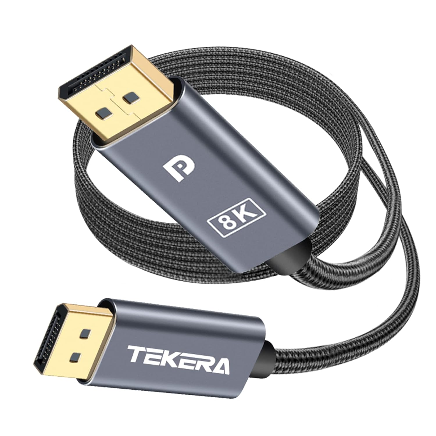 8K Displayport Cable 1.4, 3M DP to DP Cable (8K@60Hz, 4K@144Hz and 2K@240Hz) Support 32.4Gbps HDR HDCP Gaming Monitor Cable for Laptop PC TV image number 4