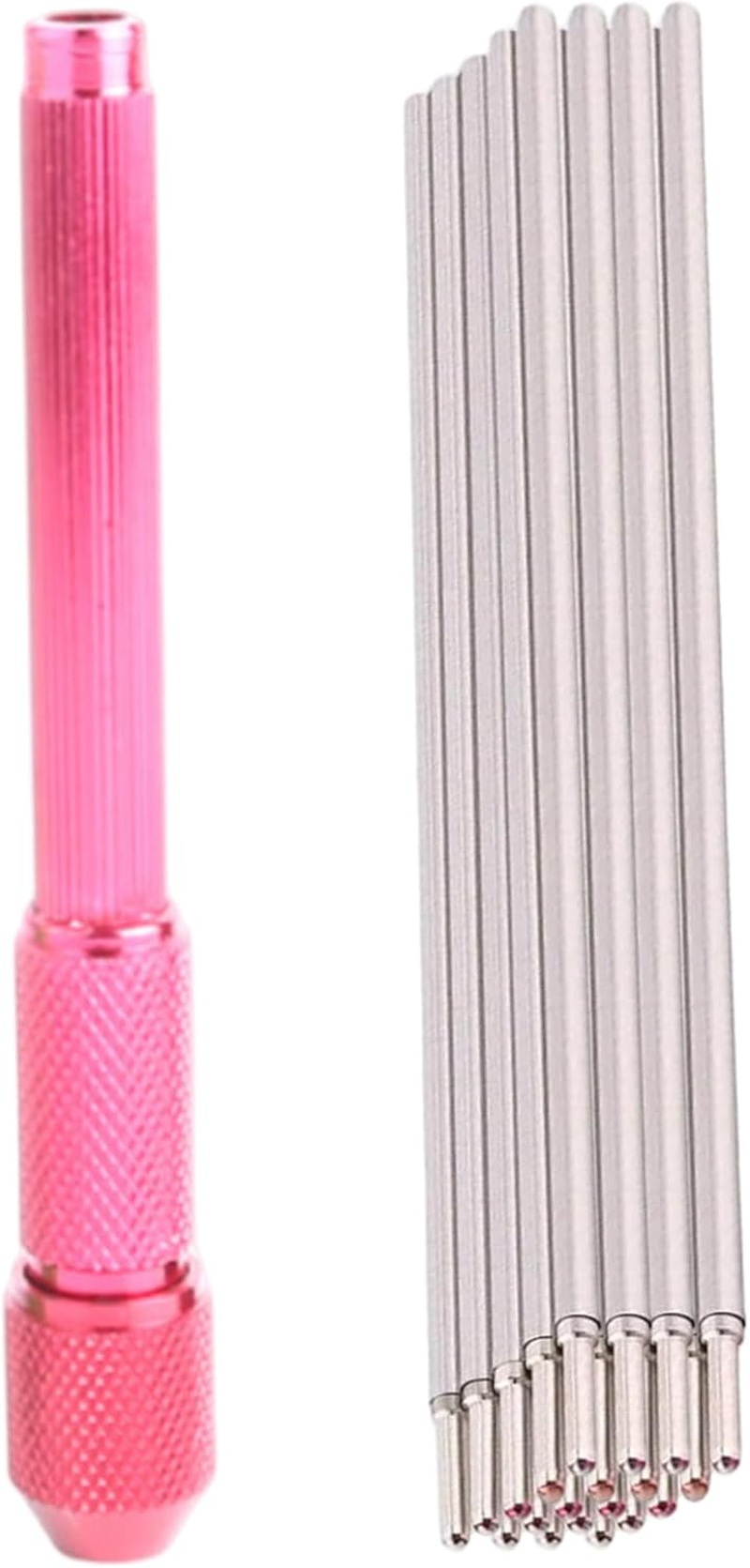 Tattoo Stencil Pen with 20 Red Refill 4 Inch Handheld Metal Tattoo Pen Professional Non-Slip Marker for Tattooing image number 4