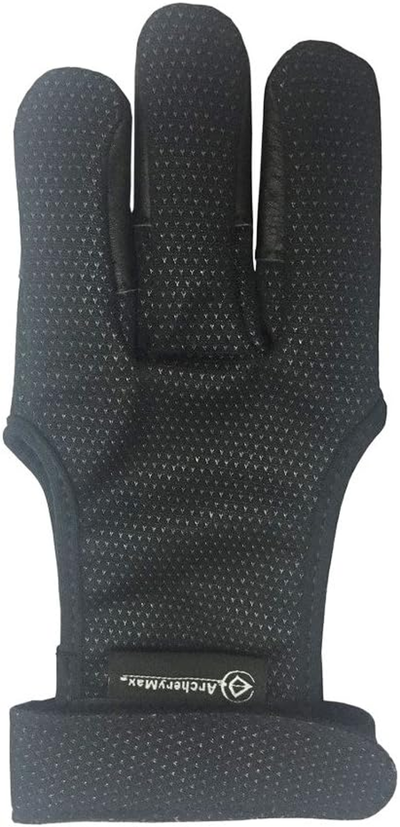 Handmade Brown Leather Three Finger Archery Gloves image number 5