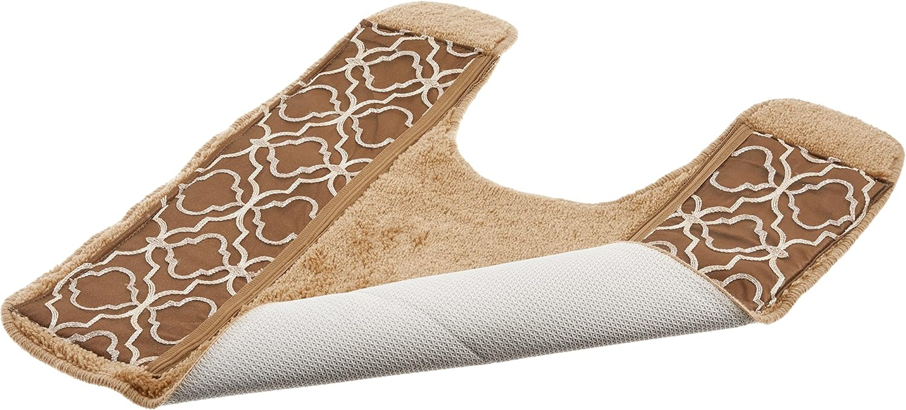 Popular Bath Contour Bath Rug, Spindle Collection, 23" X 10.5", Gold image number 3