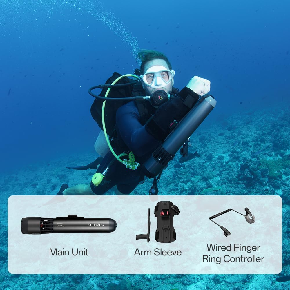 Subnado Underwater Scooter of 1PCS Main Unit, Water Scooter for Adults and Kids, Underwater Scooter for Pool, Diving Snorkeling Sea Scooter Multiple