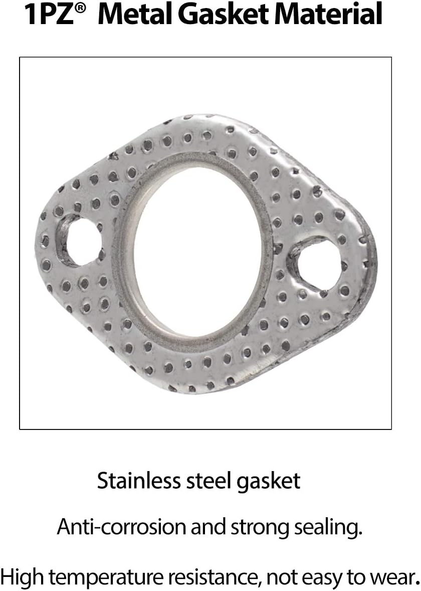 1PZ MG2-EG5 Premium Exhaust Bolt and Gasket for GY6 50 Cc 70Cc 90 Cc 110Cc 125 Cc 150Cc Scooters image number 5