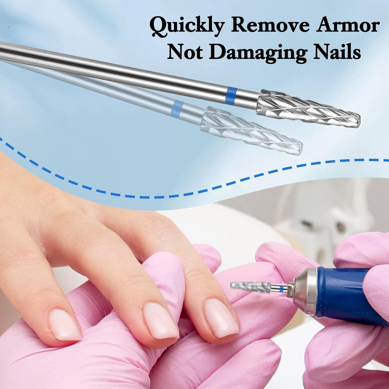 3/32" Small Cuticle Nail Drill Bit, Precision Cuticle Bits for Professional Nail Care, Drill Bit for Salon and Home Use, Versatile Nails Bits for Manicure Perfection