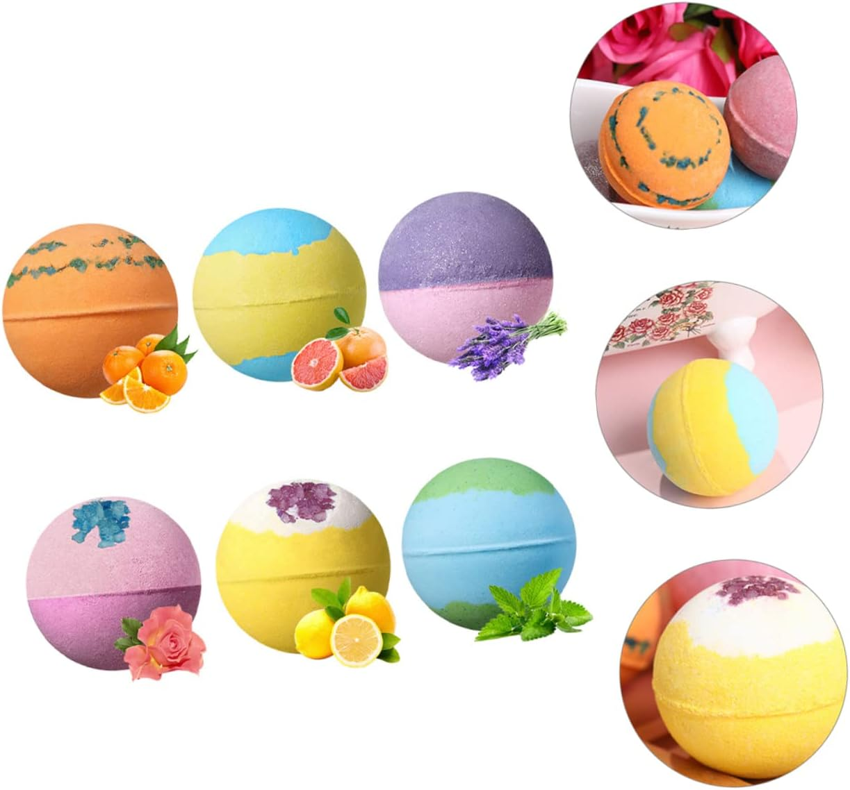 FRCOLOR 6Pcs Natural Spa Boys and Girls Balls for Women Essential Oil Moisturizing image number 1