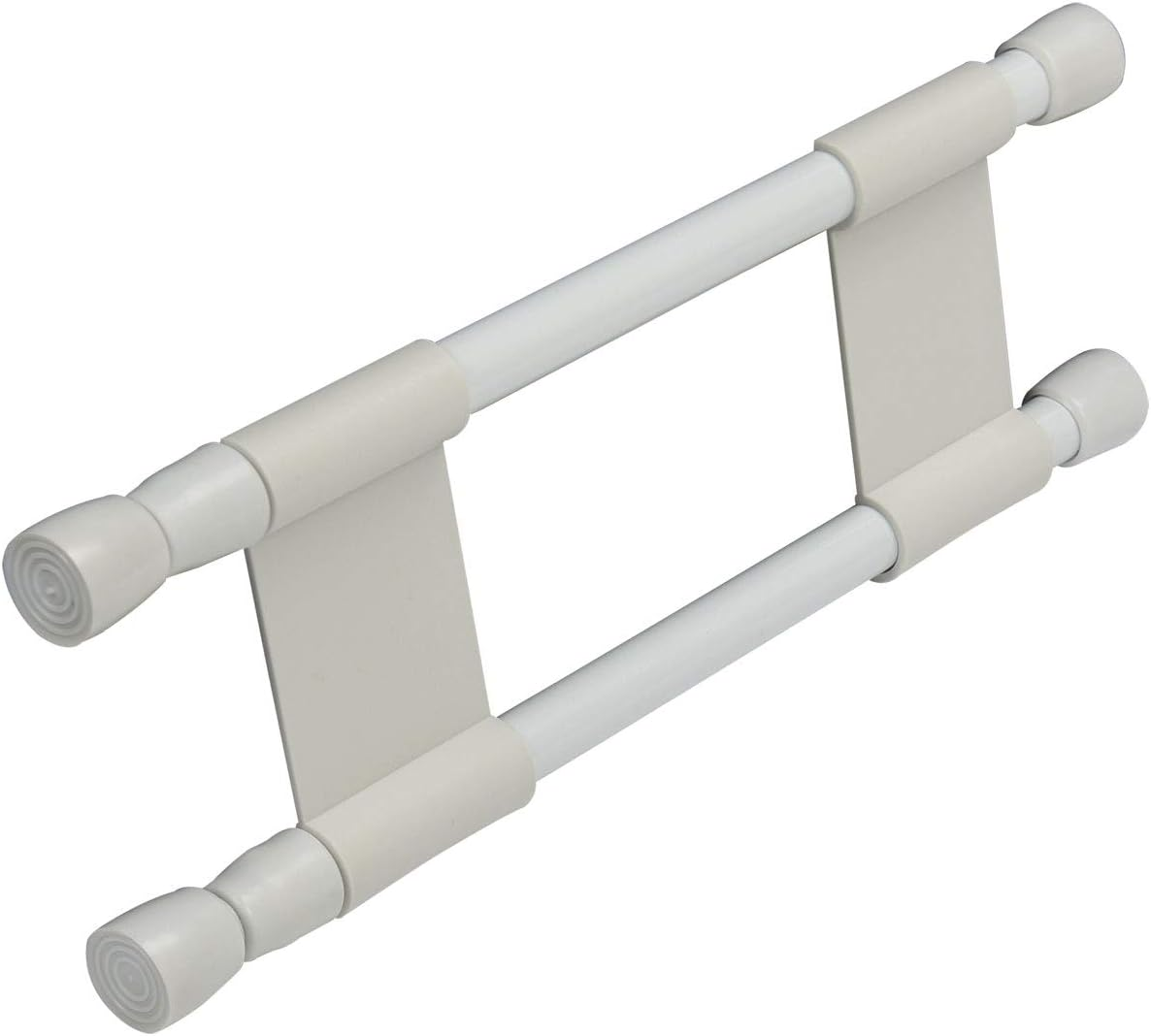 Cartrend Caravan 10242 Double Grab Bars for Securing Shelves, Cupboards, Caravan, Motorhome, Camping, Home, Boat, 41 Cm - 71 Cm