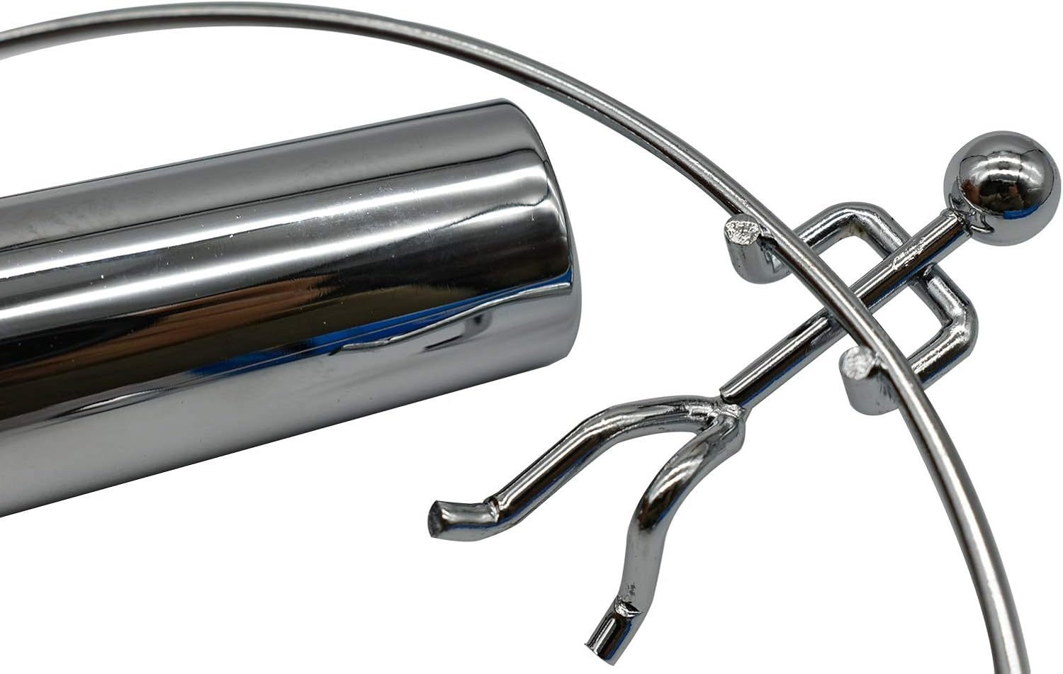 Maydahui Balance Physics Toy Desk Kinetic Weightlifter Toys Steel Man Decompressive Science for Home Office School Art Decor image number 5