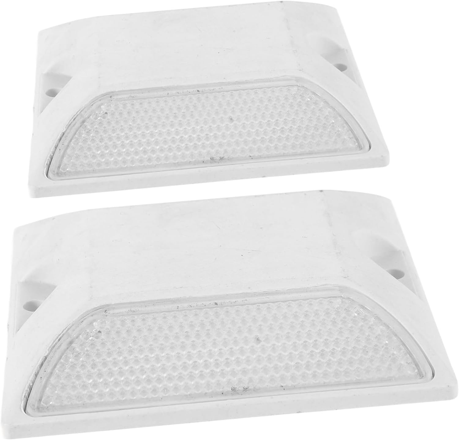 2Pcs Reflective Road Studs Driveway Markers Waterproof Aluminium Reflectors for Night Visibility Emergency Reflectors for Garden and Pavement image number 6