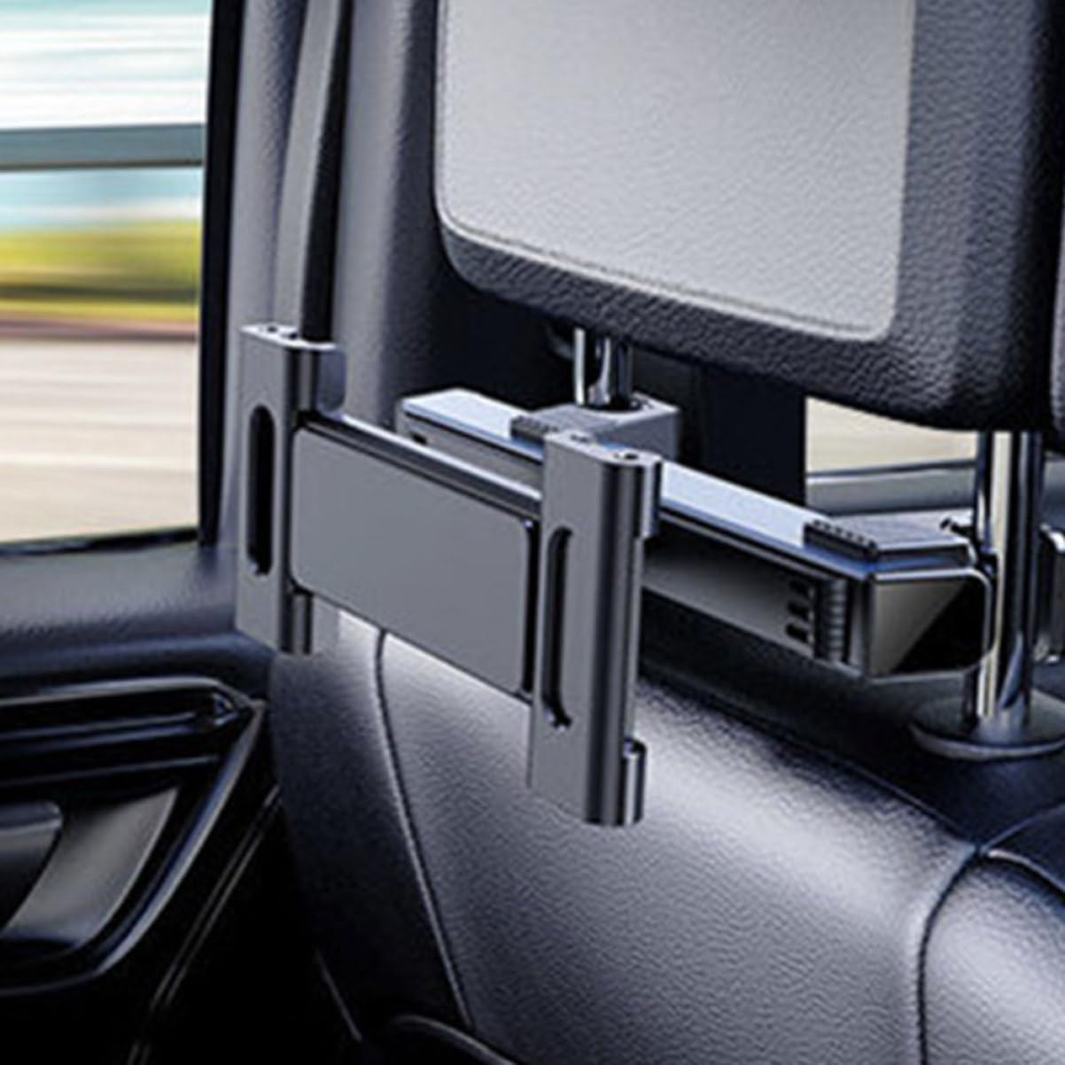 Car Rear Seat Phone Holder Tablet Bracket, 1Pc Triangular Retractable Arm Headrest Tablet Holder, Car Rear Seat Phone Holder Universal Tablet Bracket Headrest image number 6