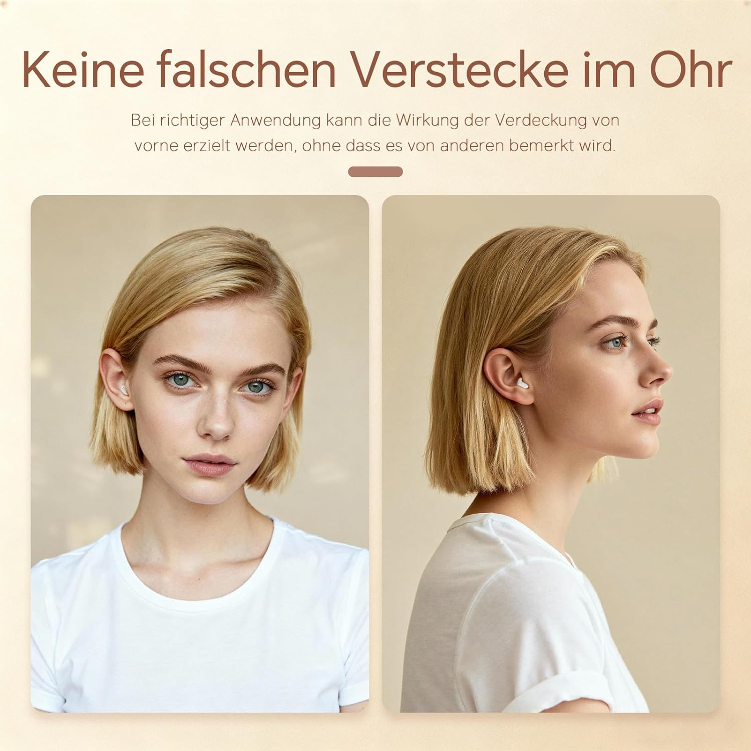 Xmenha In-Ear Sleep Bluetooth Wireless Mini Headphones Side Sleeper Wireless Sleep Headphones Earbuds Invisible Sleep Headphones Small Ears In-Ear Headphones Bluetooth Wireless Earphones image number 5