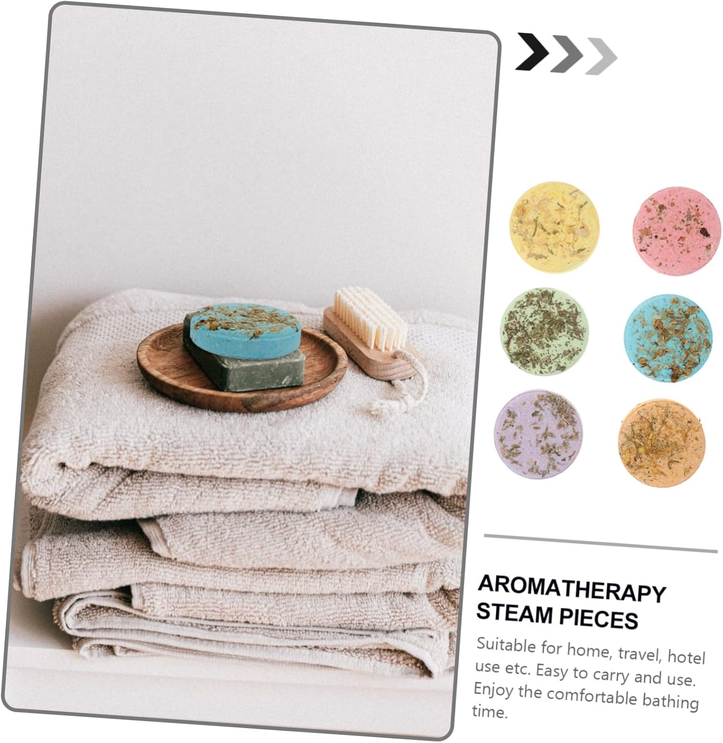 Beatifufu Shower Aromatherapy 6 Pack Natural Spa Flakes for Relaxation for Her Australia image number 3